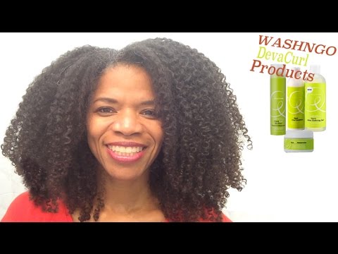 natural numbers Wash and Go with DevaCurl Products
