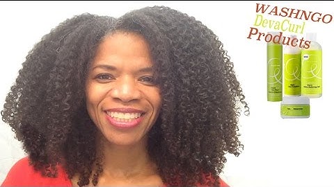 Wash and Go with DevaCurl Products