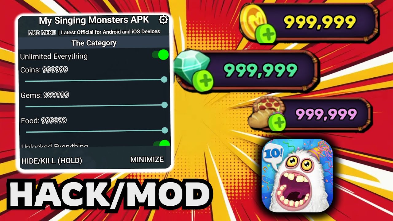 My Singing Monsters Hack Mod APK – Unlimited Coins, Gems, and Food (iOS & Android)