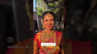 Bride Sethulekshmi on her wedding day❤️ #bridalmakeup #wedding #saree #makeuplook #bride