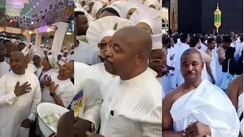 MC Oluomo sparks online backlash after being seen singing and dancing with inside a Church