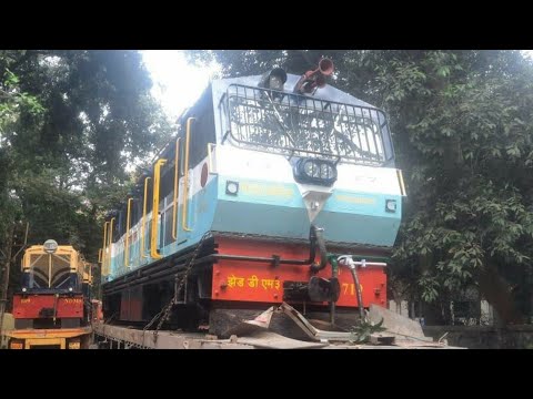 5th ZDM3 Narrow Gauge Loco chugs out of Parel workshop for Kalka-Shimla Railway | News Station