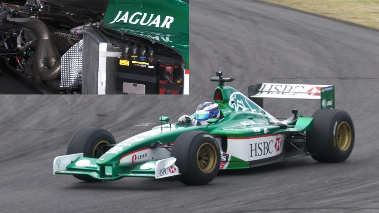 Jaguar R2 Cosworth 3L naturally aspirated V10 F1 car Adelaide ...