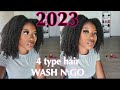 PERFECT wash n go on 4c hair