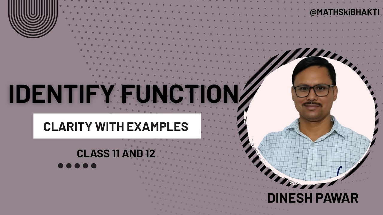 "Identity Function 📐 Full Concept with Domain & Range | Class 11 & 12 Maths 