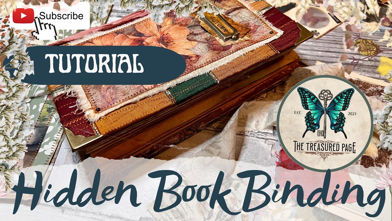 EASY Hidden Book Binding Technique for Junk Journals