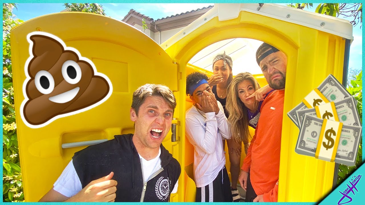 LAST TO LEAVE PORTA POTTY WINS $1,000! *from Abandoned Safe*