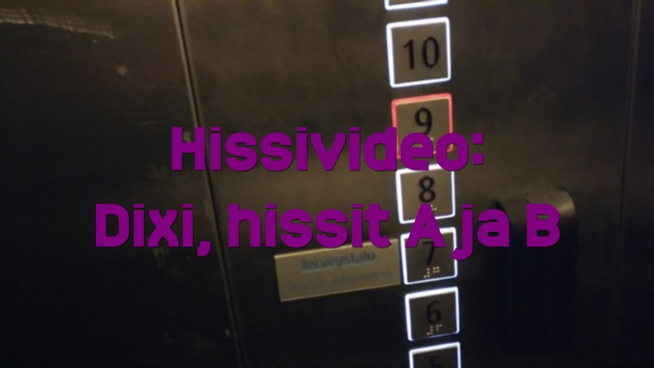 Hissivideo: Dixi, Tikkurila, Vantaa, hissit A ja B - 2014 Schindler 5500 (toimistohissit)