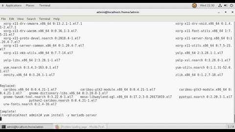 Install and configure Zabbix on Oracle Linux 7 Steps 2 MariaDB and PHP installation