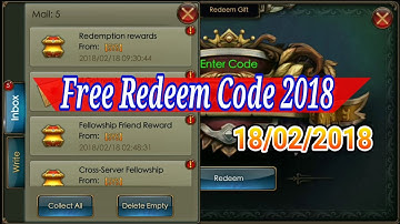 Free Redeem Code 2018 Legacy of Discord