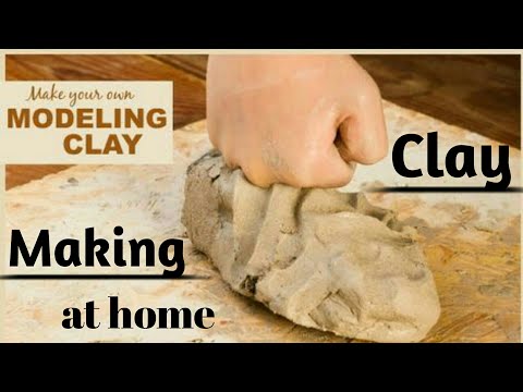 How to make sculpture clay full tutorial  easy making clay at home tutorial 