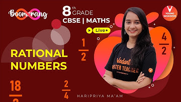 Rational Numbers In One Shot | NCERT Class 8 Maths Chapter 1 Revision | CBSE | Haripriya Ma