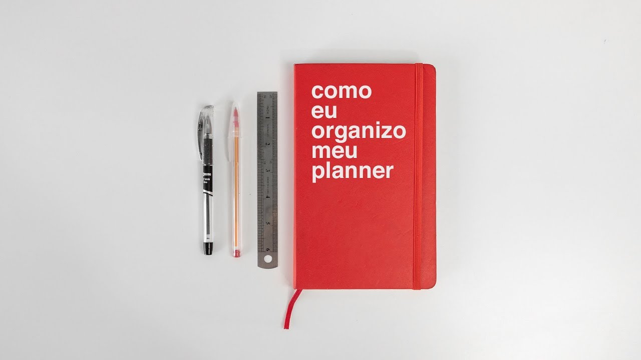 Como eu organizo meu planner