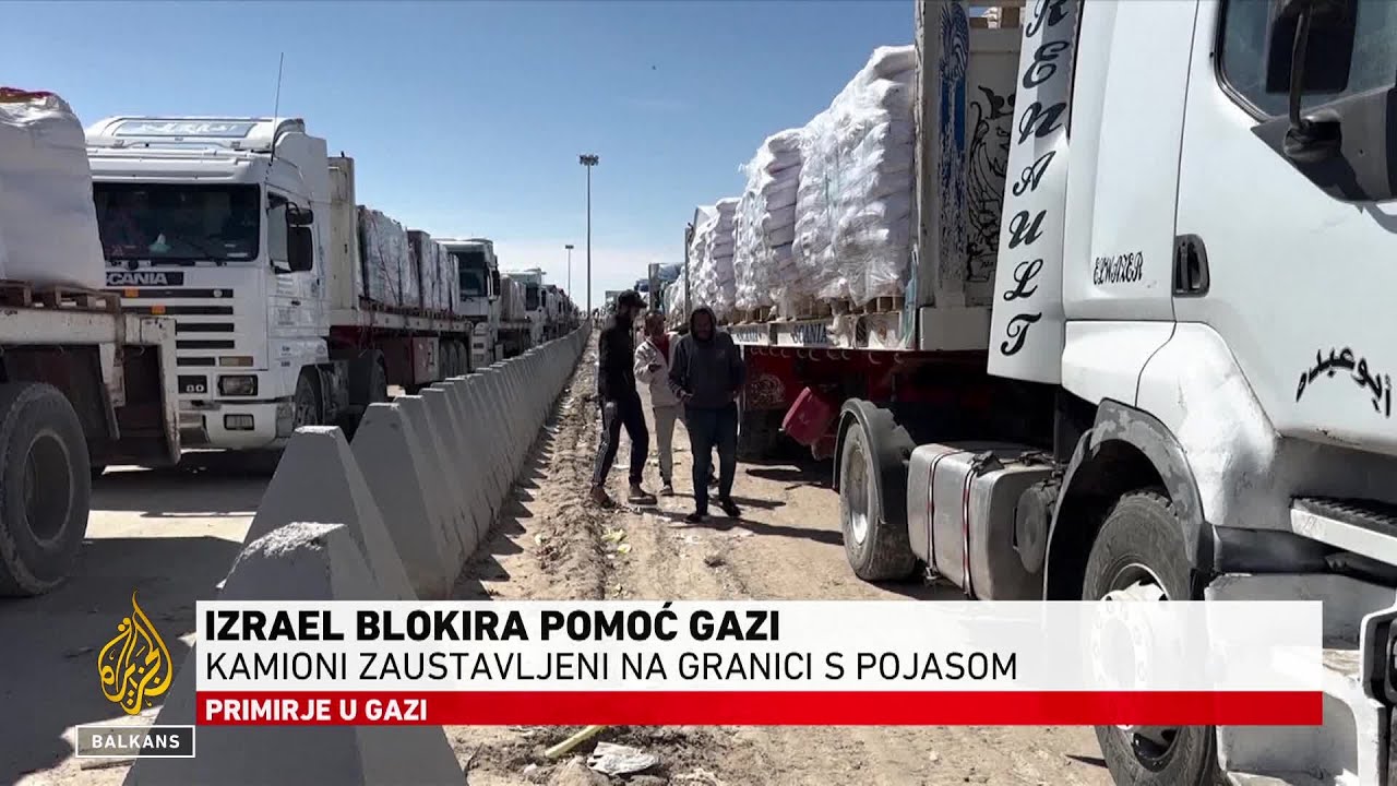 تمنع إسرائيل دخول جميع الإمدادات الغذائية والإغاثية إلى قطاع غزة