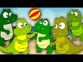 Five Crocodiles Went Swimming One Day | Nursery Rhymes | Kids Songs | Baby Rhymes | Kids Tv