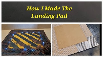 How I made the Landing Pad for Necromunda Kill Team 40k zone mortalis terrain diy
