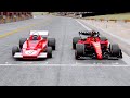 Ferrari F1 2023 vs Ferrari F1 1973 (Jacky Ickx) at Monaco GP