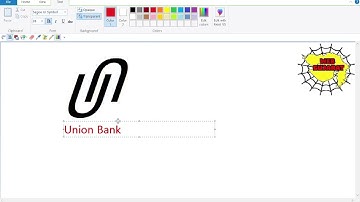 Union Bank of India Logo in MS Paint
