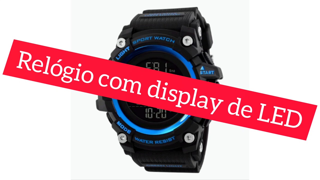 RELÓGIO DIGITAL S-SHOK SKAMEI