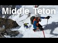 Middle Teton // Steep Skiing in Chouinard Couloir