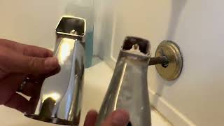 How to Replace a Tub Spout | How to Replace a Tub Diverter #DIY #plumbing #efd by Everyday fixes and DIYs: How do I do that? 149 views 10 months ago 3 minutes, 54 seconds