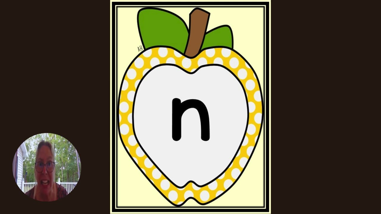 Master Alphabet Sounds with Fall Yellow Polka Dot Apple Flashcards | Fun Phonics Practice for Kids