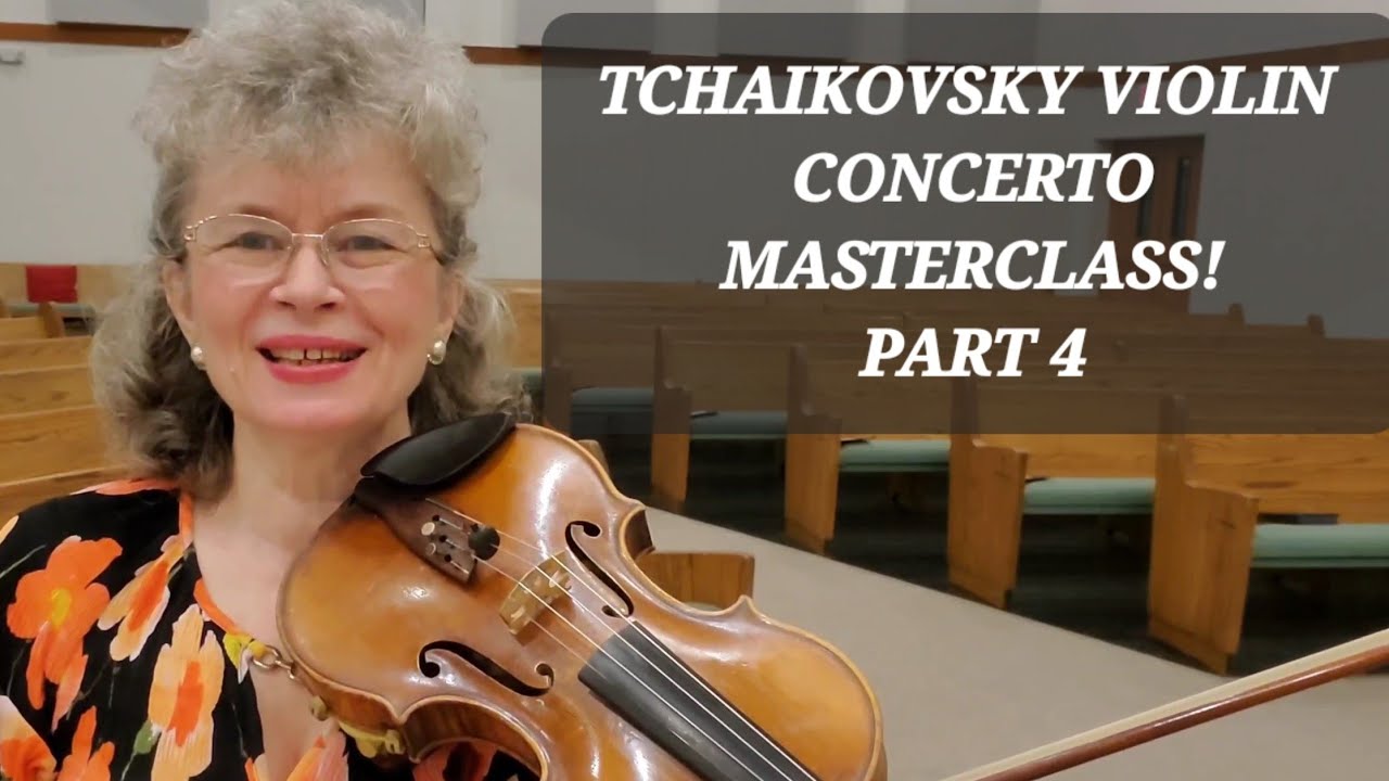 TCHAIKOVSKY - VIOLIN CONCERTO, P. 4, Allegro moderato, "MUSICAL SOLUTIONS", Marta Szlubowska, violin