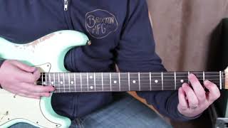 3 Simple Blues Guitar chords Resimi
