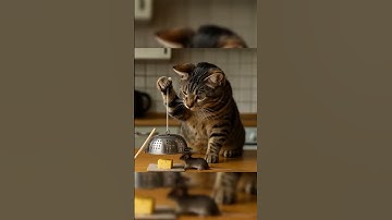 Shocking! 😱The cat sets a trap and in the silence ！😱猫が待っています  where you go?😂 #shorts #tabbycat #trap