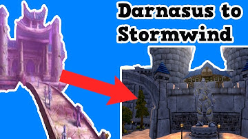 How To Get From Darnassus To Stormwind | SHADOWLANDS WOW