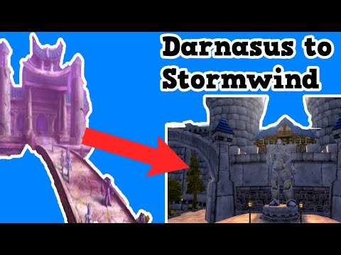 Como ir de Darnassus Para Stormwind | BFA WOW