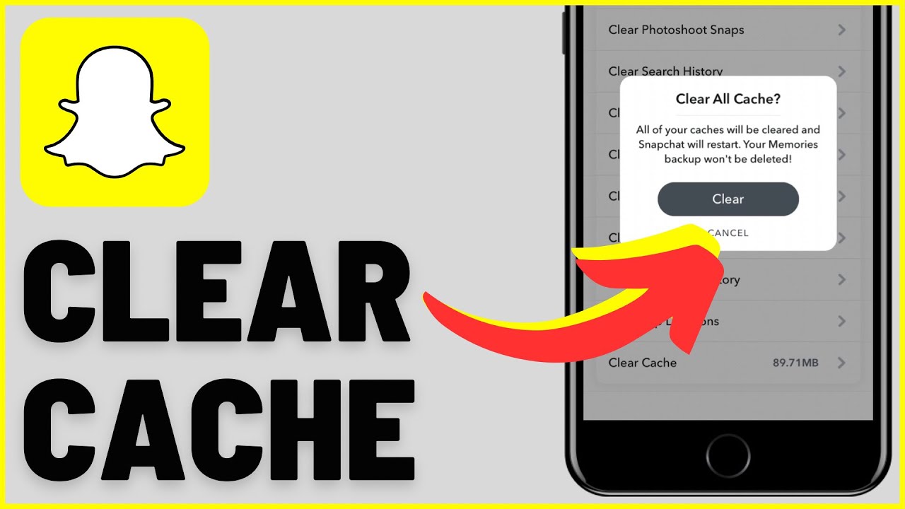 how-to-clear-cache-on-snapchat-youtube
