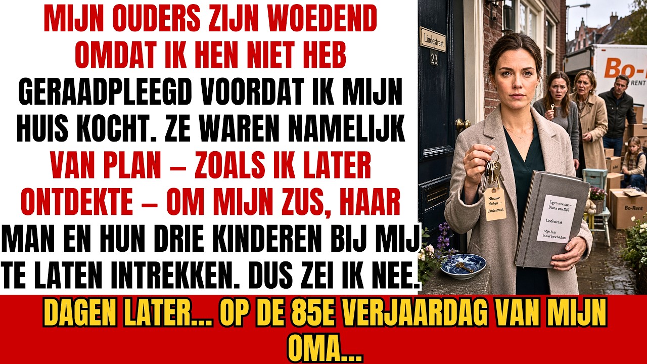 Op de dag dat ik de sleutels van mijn eerste huis kreeg, belde mijn moeder elf keer. Toen ik terugbelde, zei ze met die ijskoude stem: “Je hebt dit gedaan zonder ons te raadplegen.” Ik dacht dat...