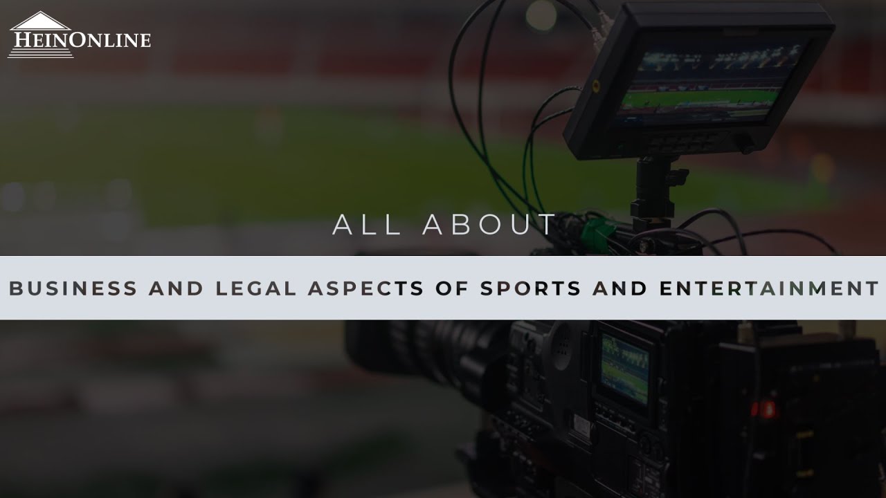 Business and Legal Aspects of Sports and Entertainment photo