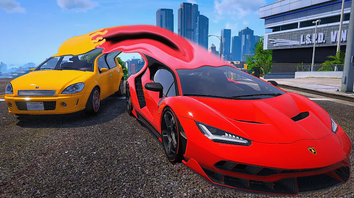 Escaping Cops with Shapeshifting Car in GTA 5 RP