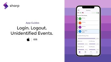 iOS: Login & Logout Procedure. Unidentified Events