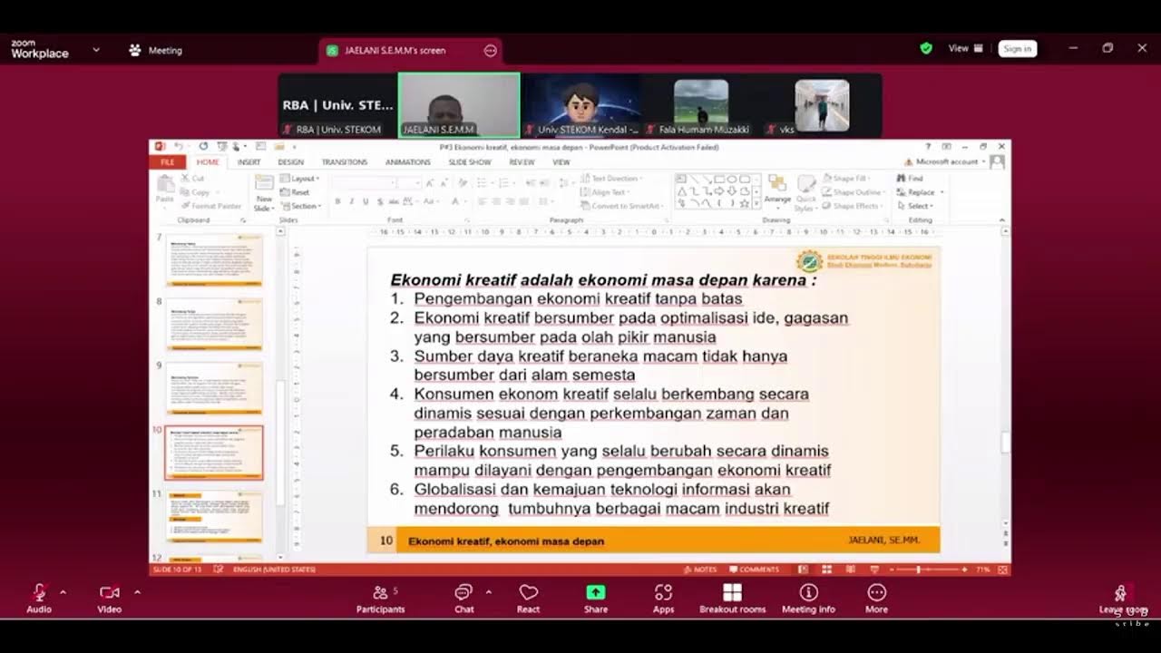 PERTEMUAN 3 - EKONOMI KREATIF