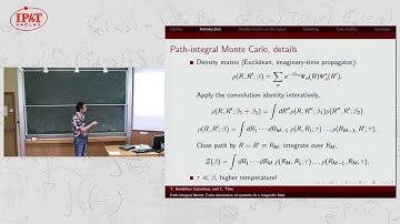 Csaba Toke : Path-integral Monte Carlo simulation of systems in a magnetic field