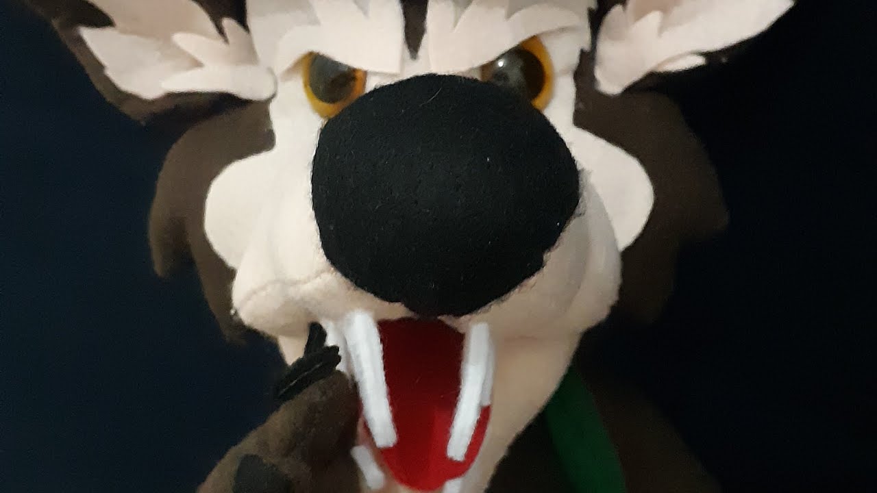 LOBO MAU DE FELTRO 3D - PASSO A PASSO