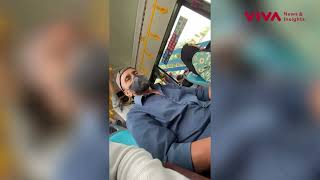 Viral! Tertidur di Bus TransJakarta, Wanita Dilecehkan Pria di Sampingnya