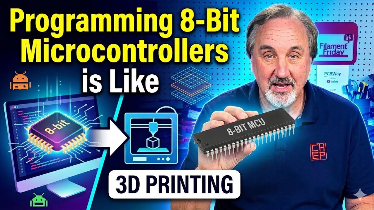 Programming 8-Bit Microcontrollers is Similar to 3D Printing - YouTube
