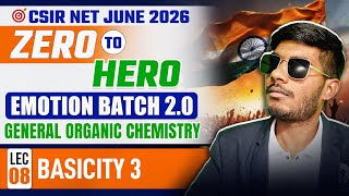 Basicity 3 | General Organic Chemistry | CSIR NET Chemistry Science June 2026 | IFAS