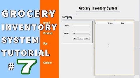 Java Netbeans Inventory System (POS) TAGALOG Tutorial 7