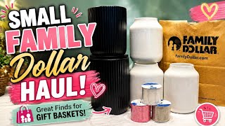 Small Family Dollar Haul Great Finds for Gift Baskets
