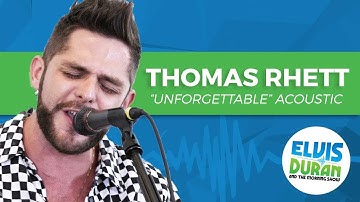 Thomas Rhett - "Unforgettable" Acoustic | Elvis Duran Live