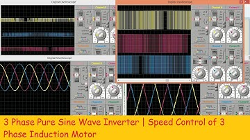 3 Phase Pure Sine Wave Inverter | Speed Control of 3 Phase Induction Motor