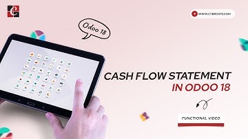 Cash Flow Statement in Odoo 18 | Odoo 18 Functional Tutorials | Odoo 18 Features