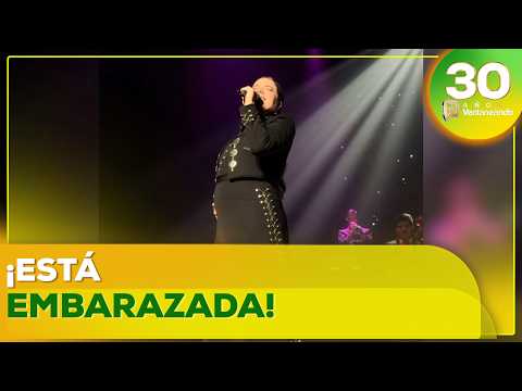 Camila Fernández Announces Pregnancy in Tears During Concert | Ventaneando