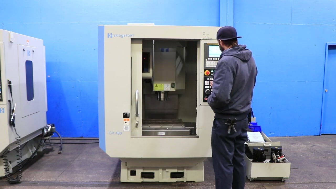 BRIDGEPORT-HARDINGE VERTICAL MACHINING CENTER MODEL: GX480, S/N