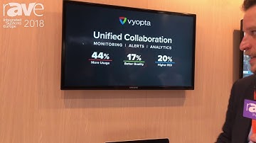 ISE 2018: Vyopta Showcases Monitoring and Analytics Products on the Cisco Stand